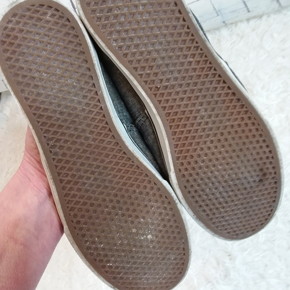 Vans TB4R authentic grey classic skate shoes men's size  women's size 7 - Picture 6 of 7